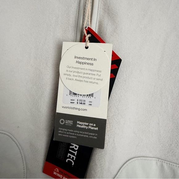 Vuori Aspen Half Zip Up - Chalk - Picture 3 of 8